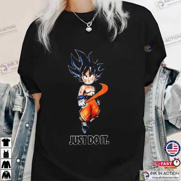 Son Goku Nike Just Do It Dragon Ball Z Shirt