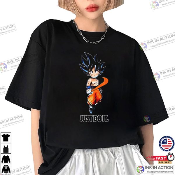 Son Goku Nike Just Do It Dragon Ball Z Shirt