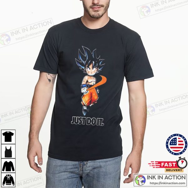 Son Goku Nike Just Do It Dragon Ball Z Shirt