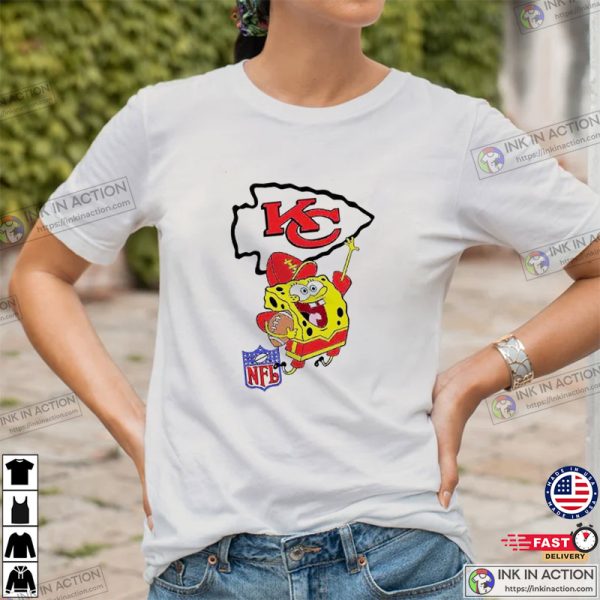 Spongebob The Kansas Chiefs T-shirt