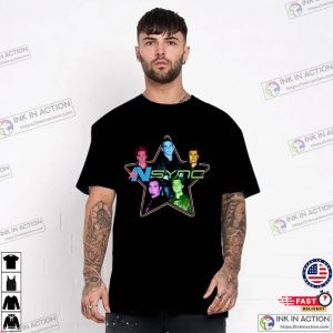 Star Colors Black nsync tee shirt 4