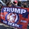 Trump For President Trump Or Death Pro Trump 2024 Patriotic Flag