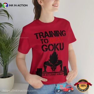 Training To Beat Goku Or At Dragon Ball Z Krillin T-Shirt