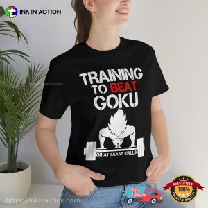 Training to Beat Goku Or At dragon ball z krillin T-Shirt