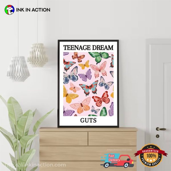 Teenage Dream GUTS Olivia Rodrigo Poster