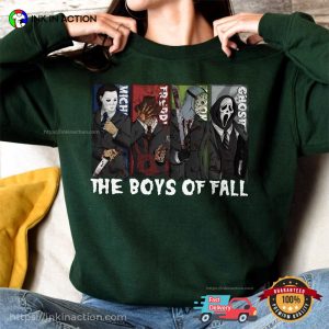 The Boys Of Fall Horror Ghost Scream Halloween Party Tee
