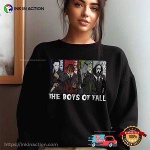 The Boys Of Fall Horror ghost scream Halloween Party Tee 3