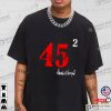 Trump 45 Squared Signature T-shirt
