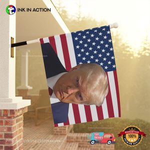 Trump Mugshot America Flag Tapestry Wall Decor 3