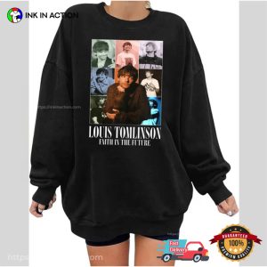 Vintage Louis Tomlinson Faith In The Future, Louis One Direction T-shirt