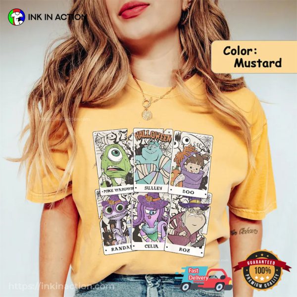 Vintage Monster Tarot Comfort Colors Shirt, Monsters Inc Merch