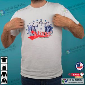 Vintage 2001 NSYNC Pop Odyssey Tour Raglan Shirt