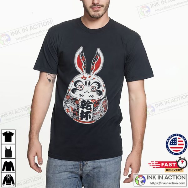 Vintage Artists Daruma Bunny T-Shirt