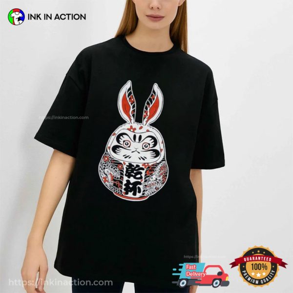 Vintage Artists Daruma Bunny T-Shirt