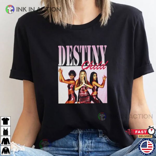 Vintage Destiny Child 90s Fashion T-Shirt