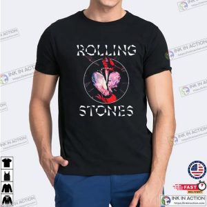 Vintage The Rolling Stones HD Prism Heart Shirt 2