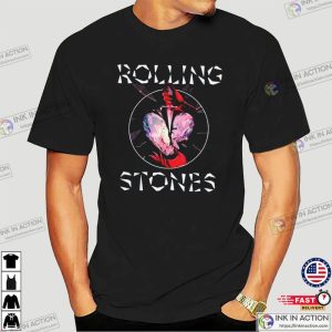 Vintage The Rolling Stones HD Prism Heart Shirt 3