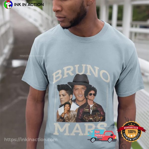 Vintage Bruno Mars Music Gift For Fan Shirt