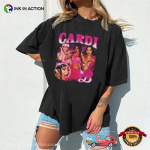 Vintage cardi b concert T shirt 3