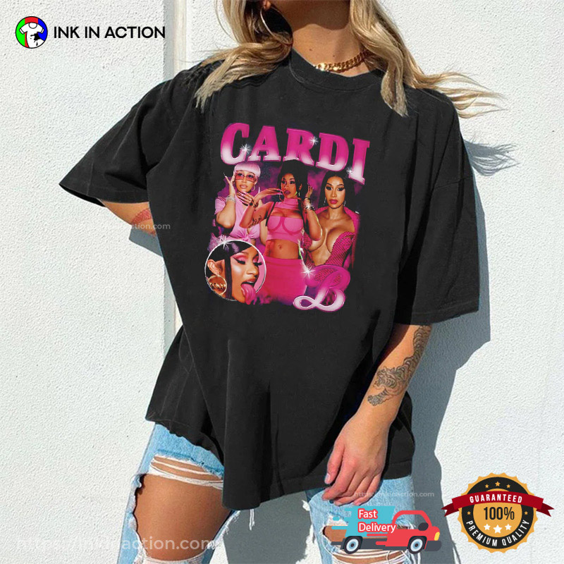 Vintage Cardi B Concert T shirt Print your thoughts. Tell your stories