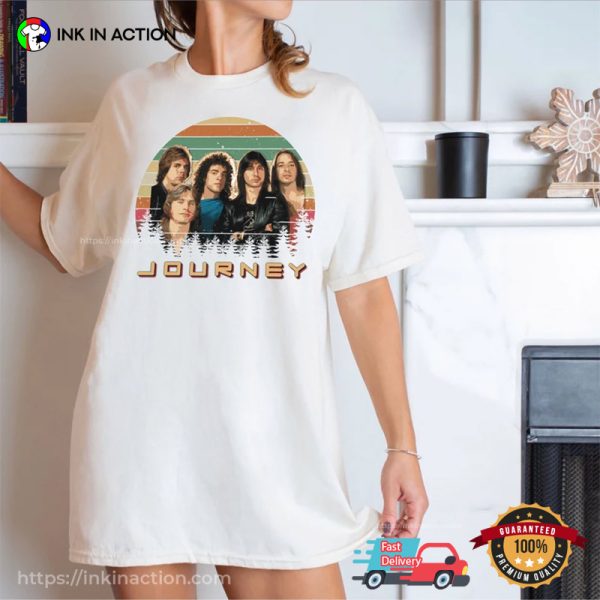 Vintage Journey Band, Rock Gift T-shirt