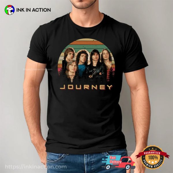 Vintage Journey Band, Rock Gift T-shirt