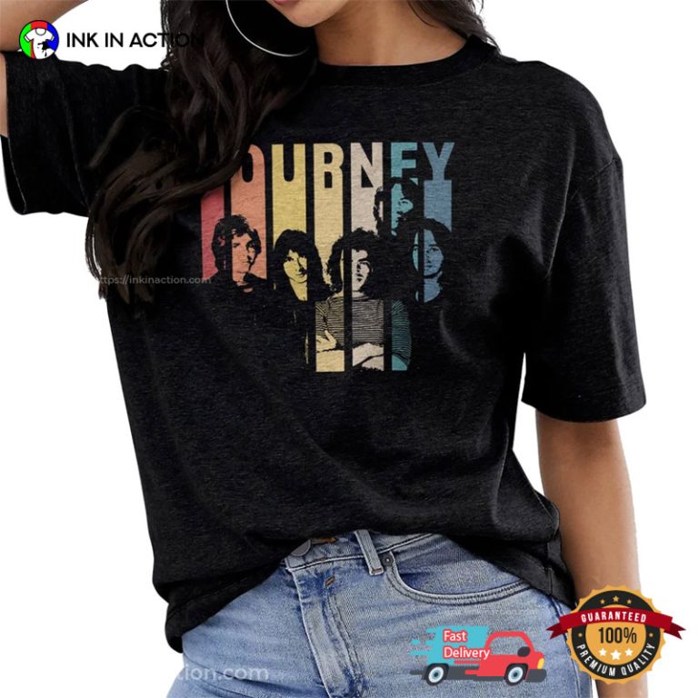 T-shirt Journey Rock Band Tour 2012 - Taille M - Noir - Occasion Très Bon état