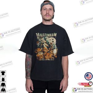 Vintage micheal myers halloween halloween safety T shirt 3