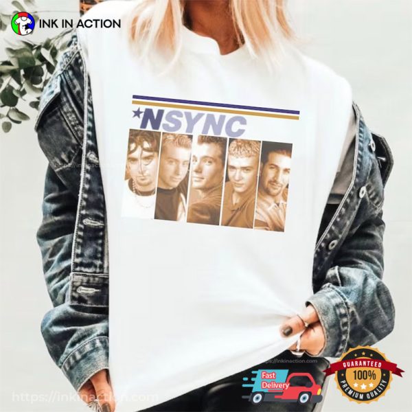 Vintage NSYNC 90s Boy Band No Strings Attached T-shirt