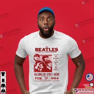 Washington Tour 1964 The Beatles Band Shirt