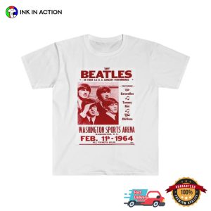 Washington Tour 1964 The Beatles Band Shirt