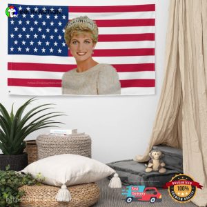 American Flag Stars Princess Diana Flag