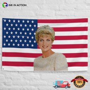 american flag stars Princess Diana Flag 3