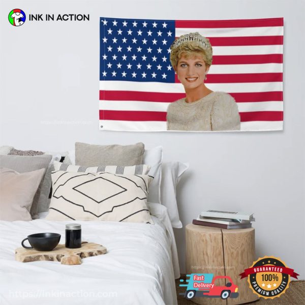 American Flag Stars Princess Diana Flag