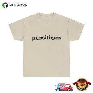 Ariana Grande 2023 Merch Positions Album Shirt