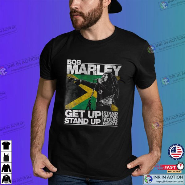 Bob Marley Get Up Stand Up T-shirt