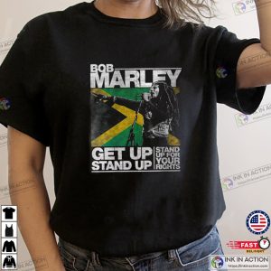 bob marley get up stand up T shirt 3