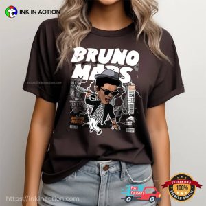 bruno mars tour 2023 bruno comic T shirt 1