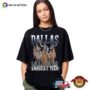 dallas cowboys americas team Skeleton Shirt 4