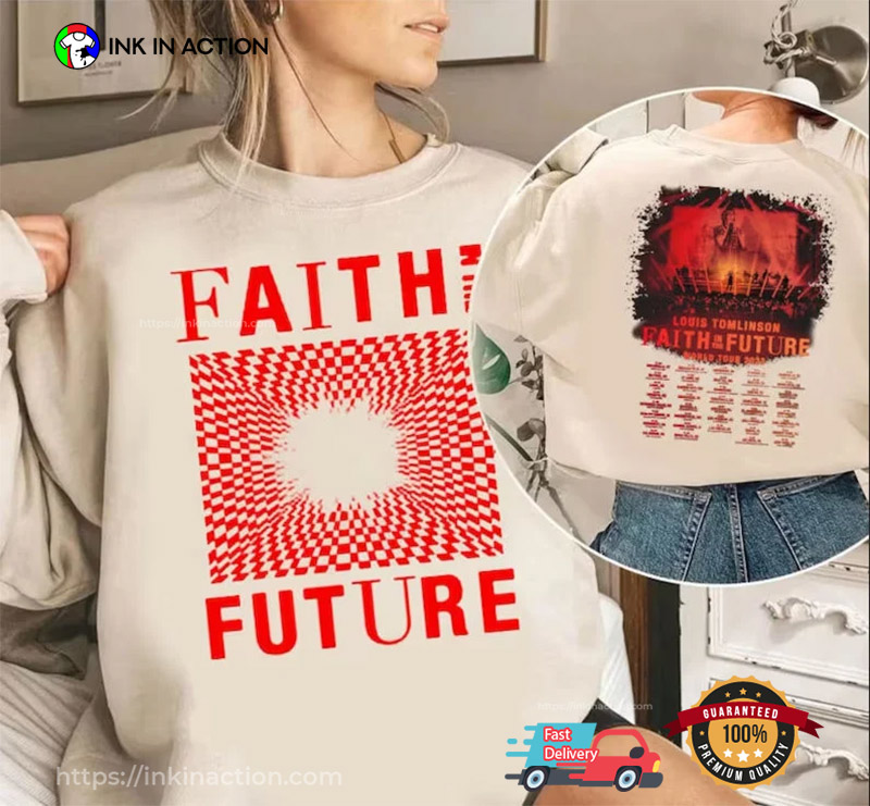 Louis Tomlinson Tour 2023 Faith In The Future T-Shirt - Ink In Action
