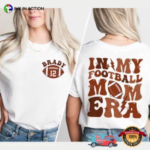 football game season Personalize Mom Football Tee 2