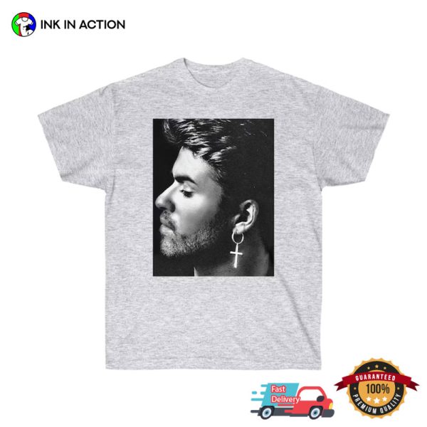 George Michael 80s B&W Fashionable T-shirt