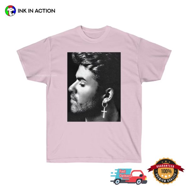 George Michael 80s B&W Fashionable T-shirt