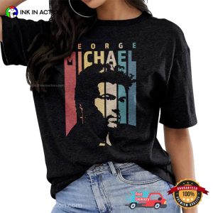 george michael 80s Retro Vintage T Shirt 2