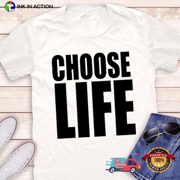 George Michael Choose Life Basic Tee