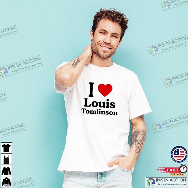 Louis Tomlinson Smiley Face T-shirt - Ink In Action