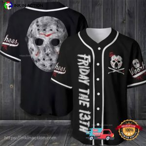Jason Voorhees Face Friday The 13th Baseball Jersey