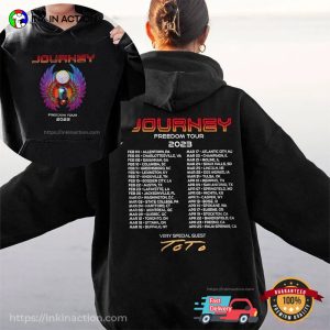 journey toto tour 2023, journey rock n roll T shirt 1