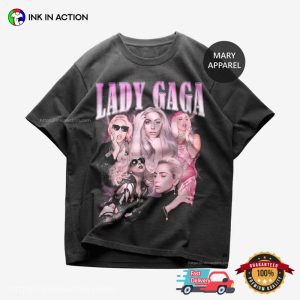 lady gaga 2023 Vintage 90s Tee 1