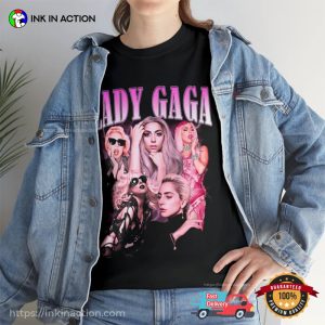 lady gaga 2023 Vintage 90s Tee 2